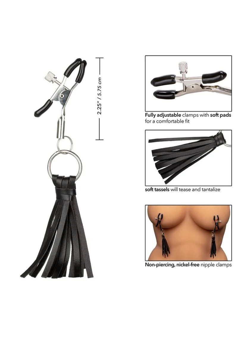 Nipple Play Playful Tassels Nipple Clamps - Image 2