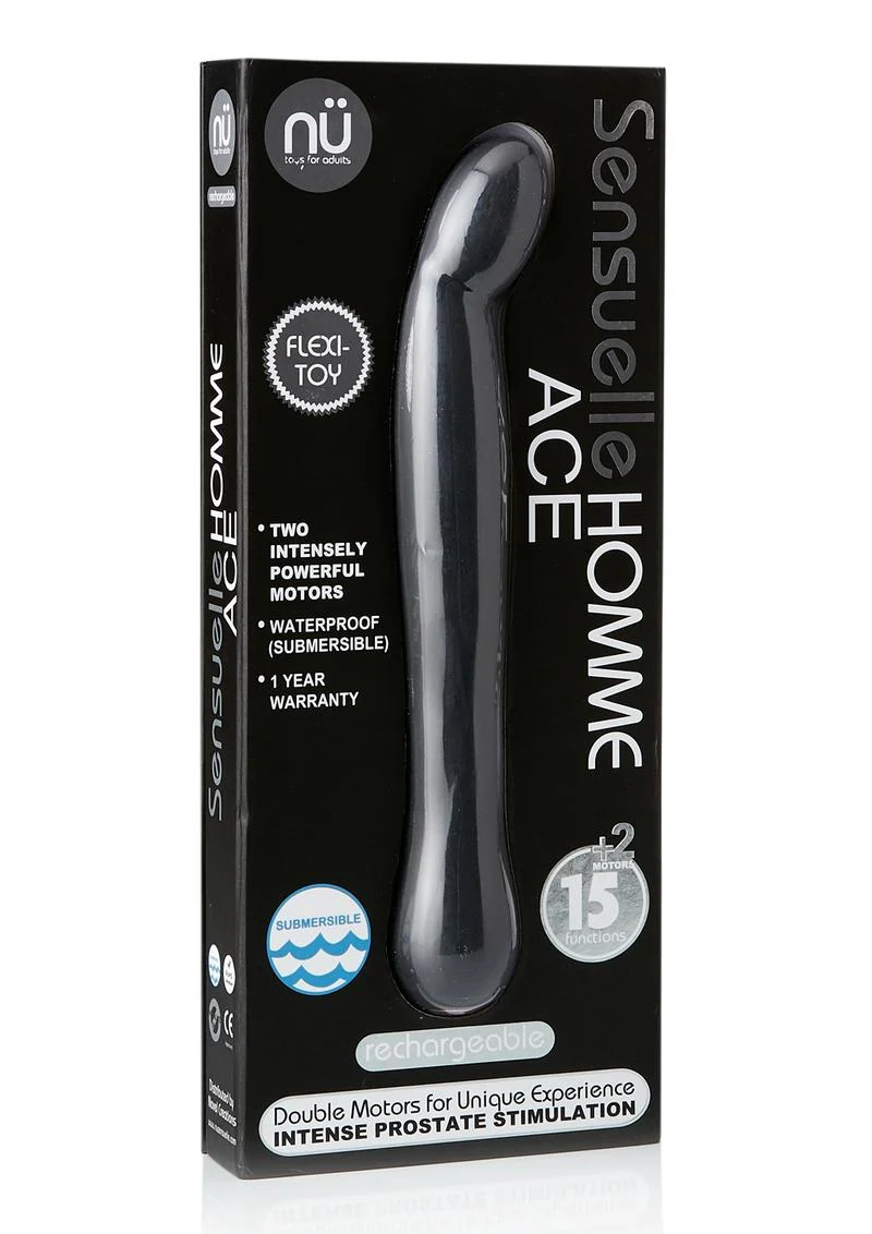 Nu Sensuelle Homme Ace Rechargeable Silicone Prostate Massager - Image 3