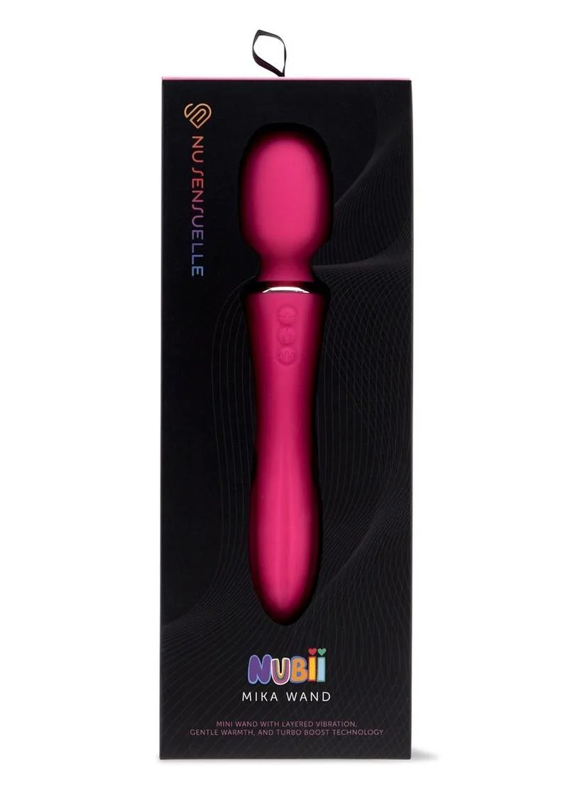 Nu Sensuelle Mika Nubii Rechargeable Silicone Mini Wand - Image 8