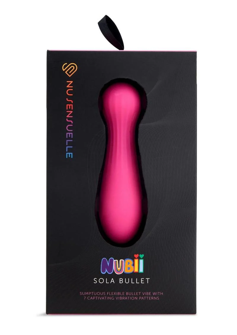 Nu Sensuelle Sola Nubii Flexible Rechargeable Silicone Bullet - Image 4