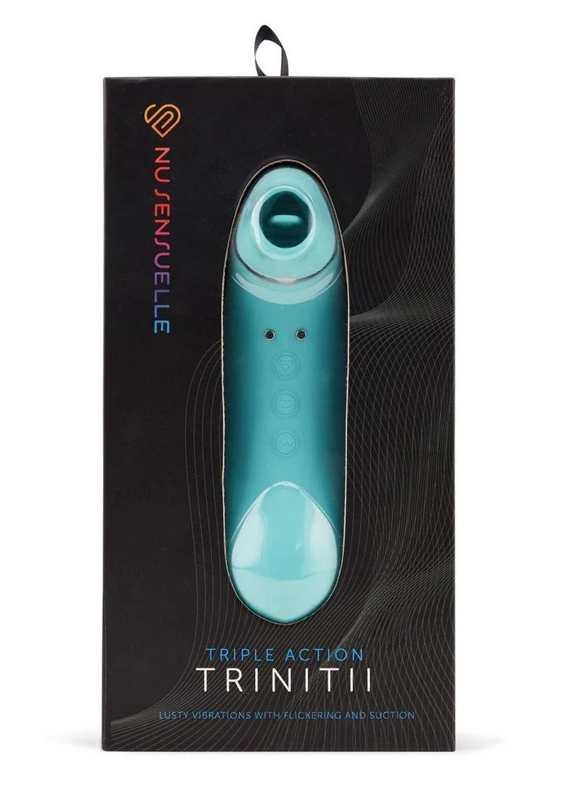 Nu Sensuelle Trinitii Triple Action Rechargeable Silicone Vibrator - Image 2