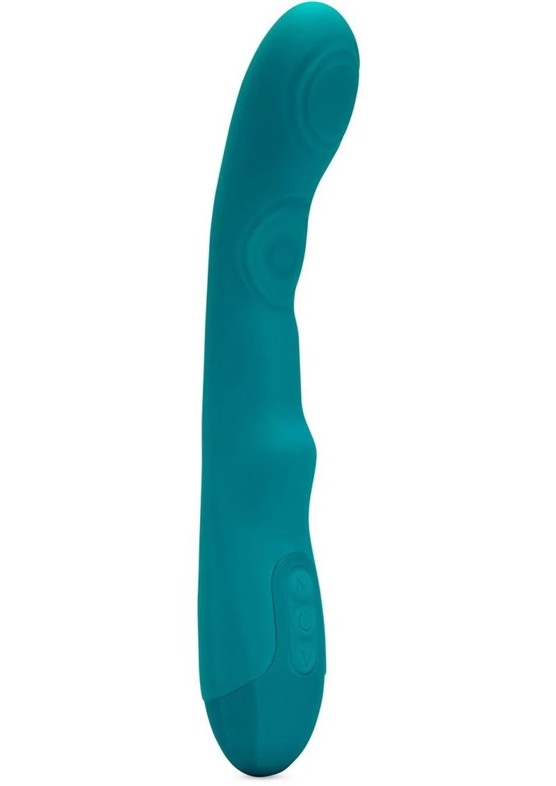 Nu Sensuelle Vivi Rechargeable Silicone Double Tapping Vibe with Clitoral Stimulation - Image 2