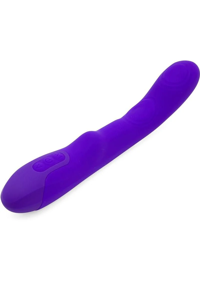 Nu Sensuelle Vivi Rechargeable Silicone Double Tapping Vibe with Clitoral Stimulation - Image 5