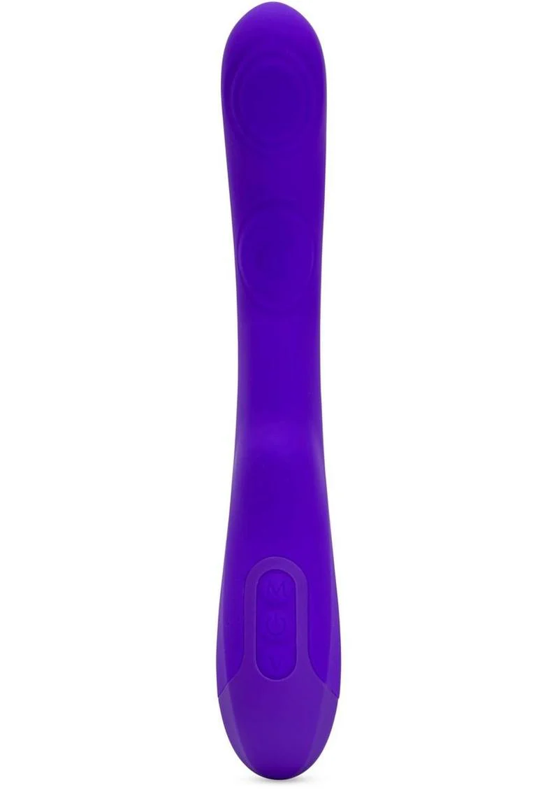 Nu Sensuelle Vivi Rechargeable Silicone Double Tapping Vibe with Clitoral Stimulation - Image 8