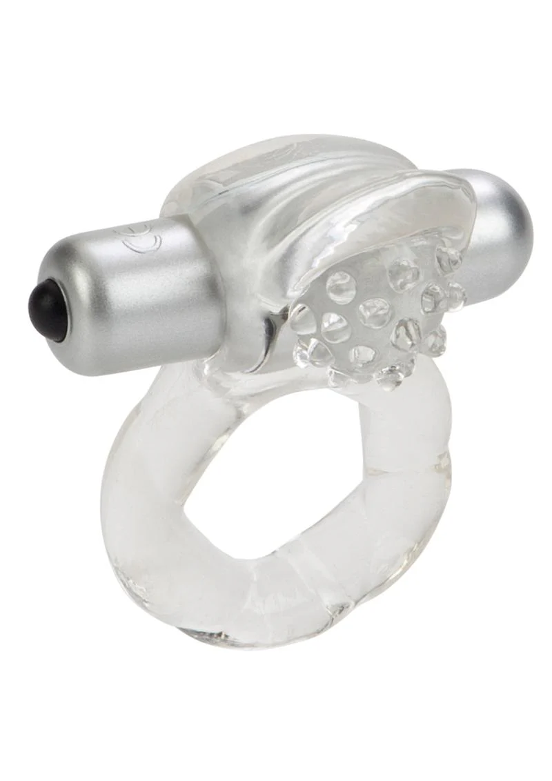 Nubby Lover's Delight Vibrating Cock Ring Cock Ring with Clitoral Stimulation
