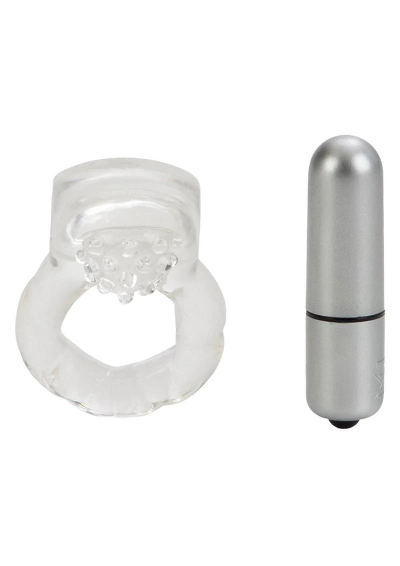 Nubby Lover's Delight Vibrating Cock Ring Cock Ring with Clitoral Stimulation - Image 4