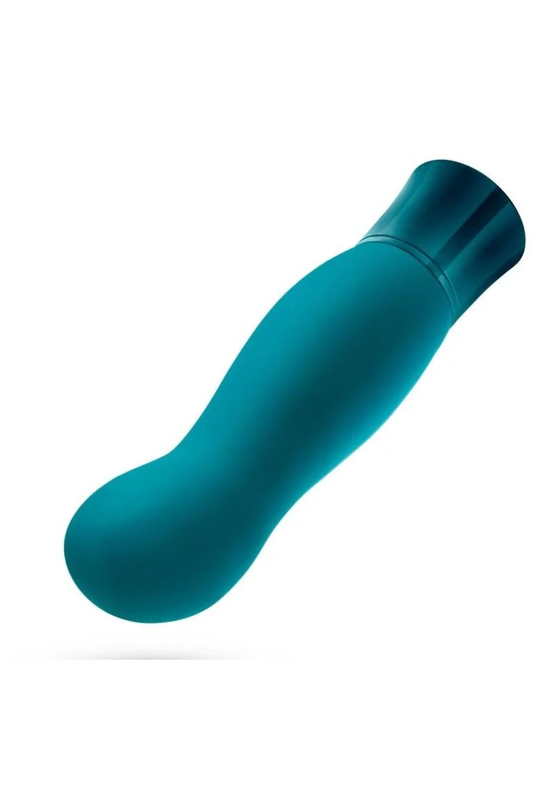 Oh My Gem Fierce Rechargeable Silicone Vibrator - Blue Topaz - Image 3