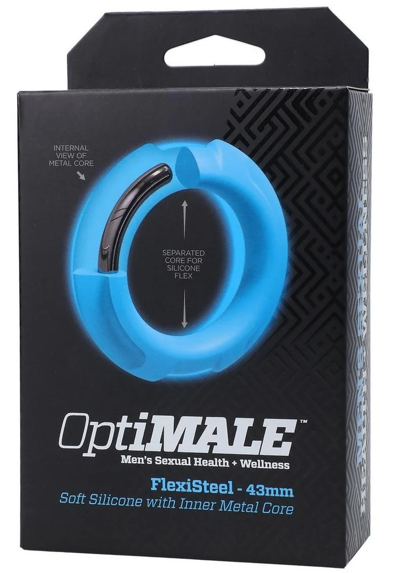 Optimale Flexisteel Soft Silicone with Inner Metal Core Cock Ring - Image 12