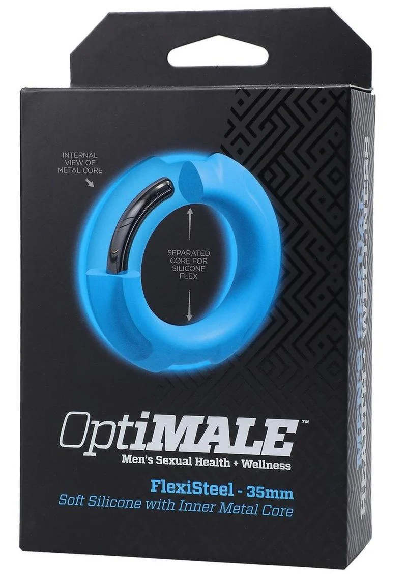 Optimale Flexisteel Soft Silicone with Inner Metal Core Cock Ring - Image 6