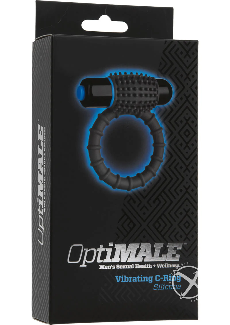 Optimale Silicone Vibrating Cock Ring with Bullet - Image 3