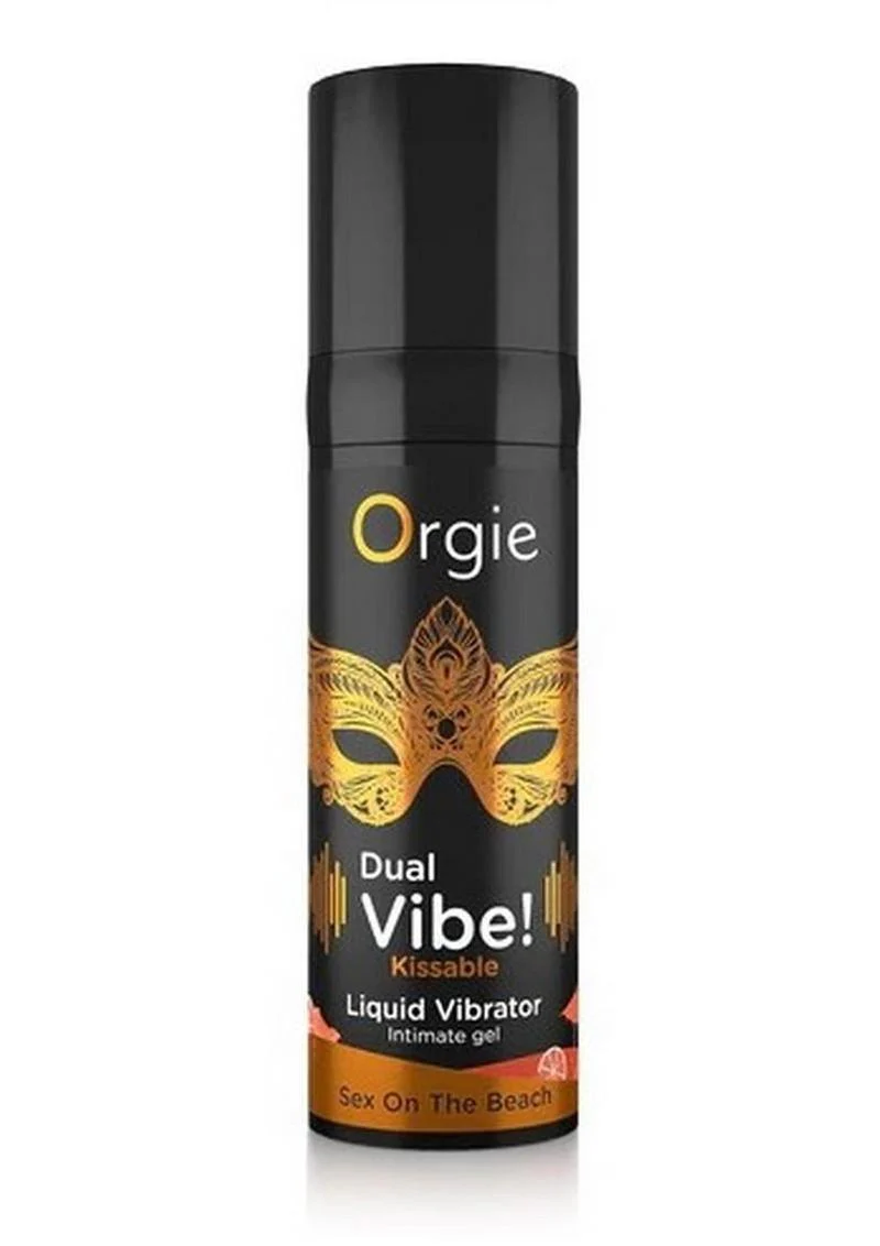 Orgie Dual Vibe Kissable Liquid Vibrator Gel - Sex On The Beach - Image 2