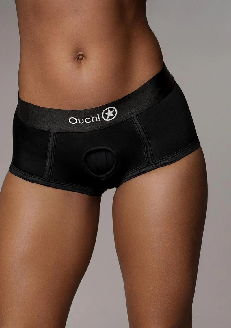 Ouch! Vibrating Strap-On Brief Rechargeable - Image 5