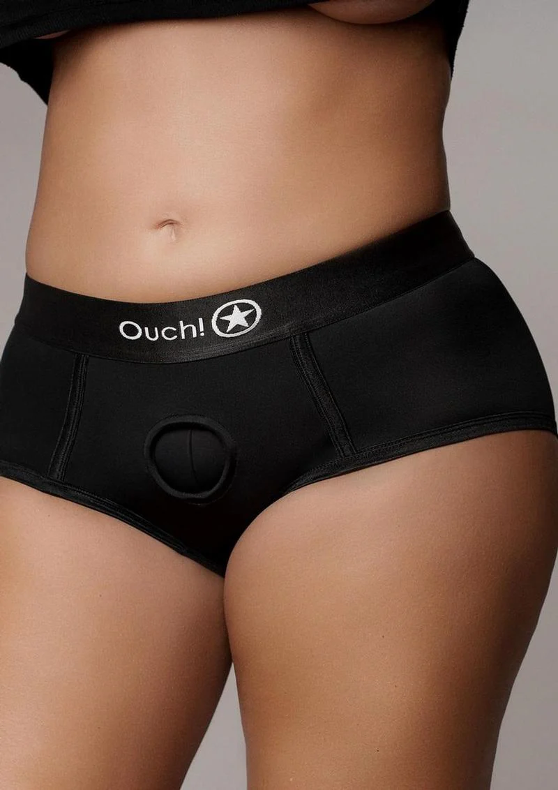 Ouch! Vibrating Strap-On Brief Rechargeable - Image 9