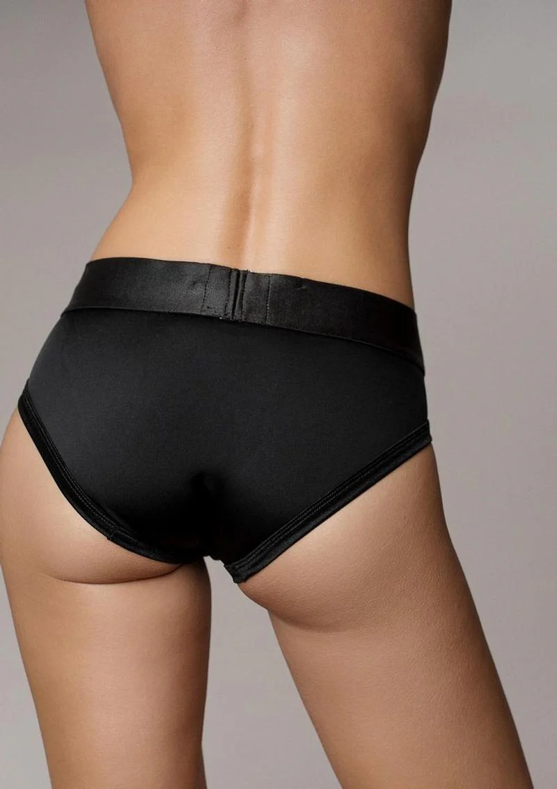 Ouch! Vibrating Strap-On High-Cut Brief Rechargeable - Image 4