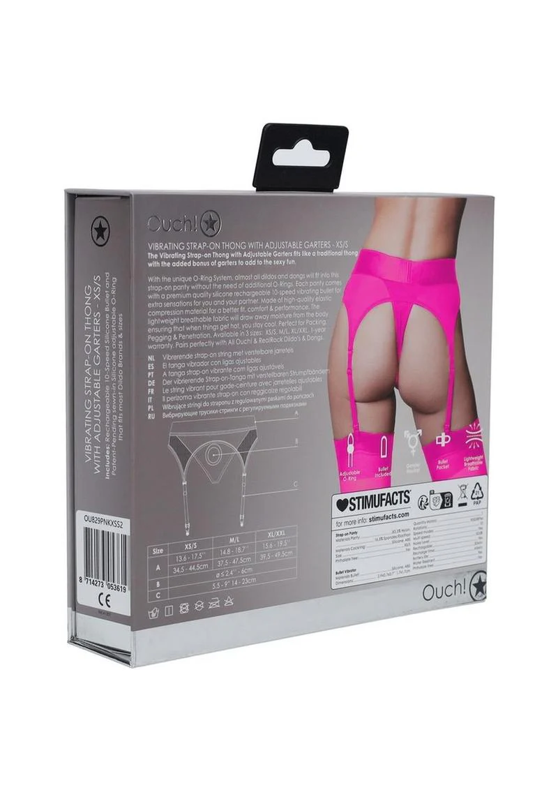 Ouch! Vibrating Strap-On Thong Rechargeable - Image 8