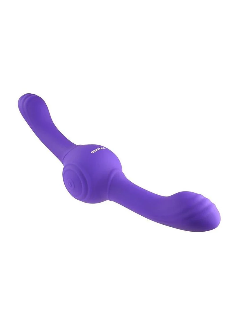 Our Gyro Vibe Rechargeable Silicone Dual End Vibrator - Image 2