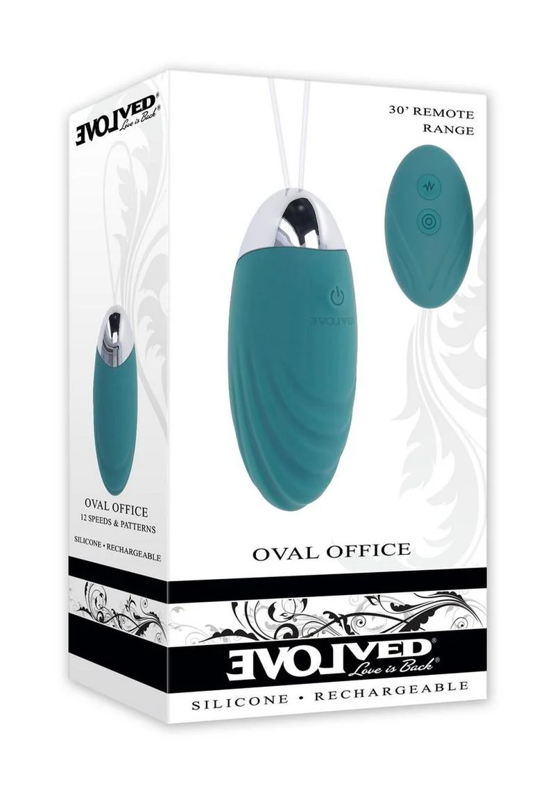 Oval Office Rechargeable Silicone Egg with Remote - Image 2
