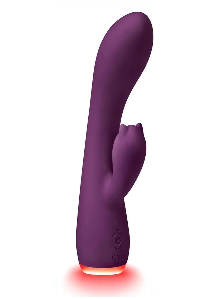 OVO Beacon Rechargeable Silicone Dual Stim Vibrator - Image 2