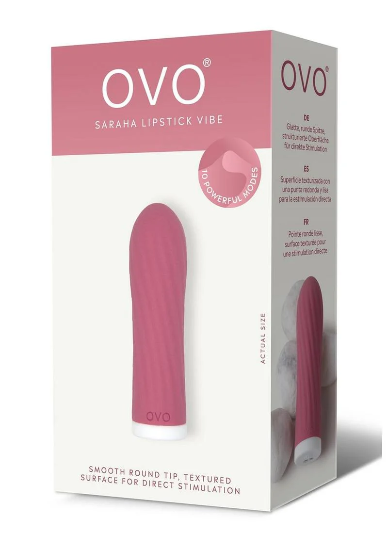 OVO Earth Sahara Rechargeable Silicone Lipstick Vibrator - Image 3