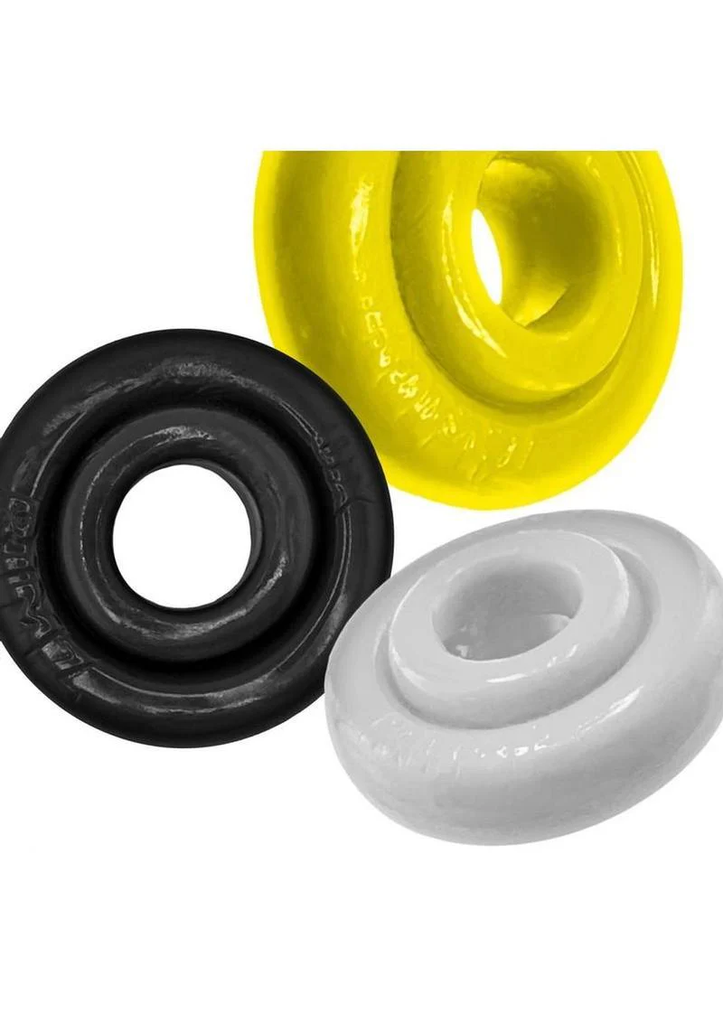 Oxballs Rimringz Multi Size Cock Rings (3 Pack) - Shockwave - Image 3