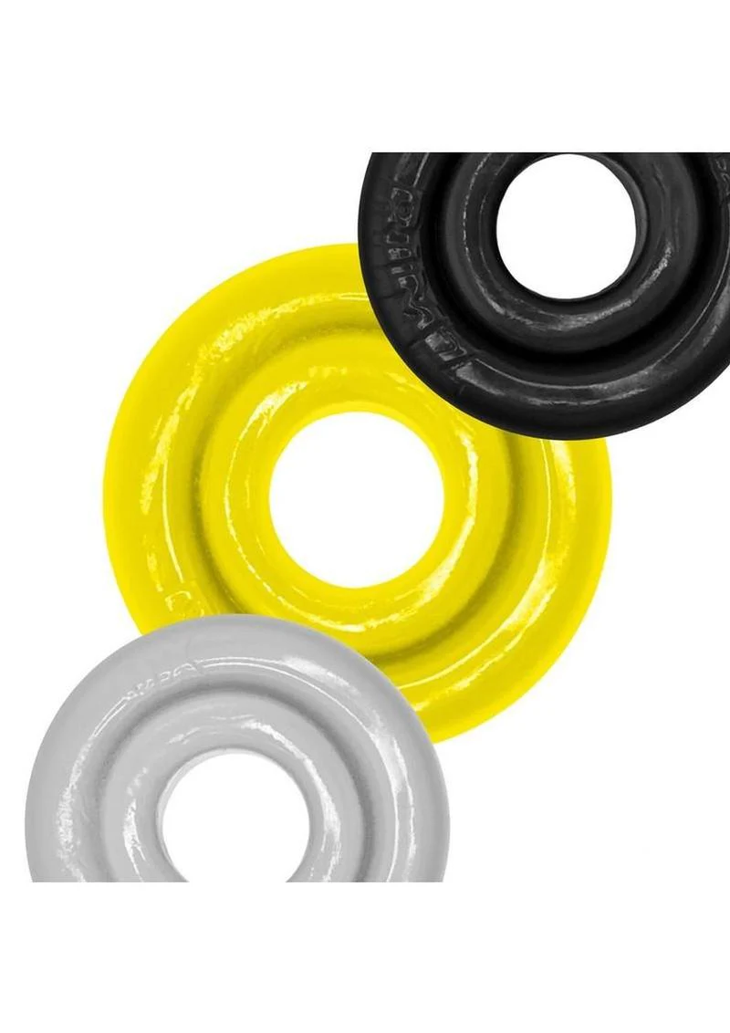 Oxballs Rimringz Multi Size Cock Rings (3 Pack) - Shockwave - Image 4