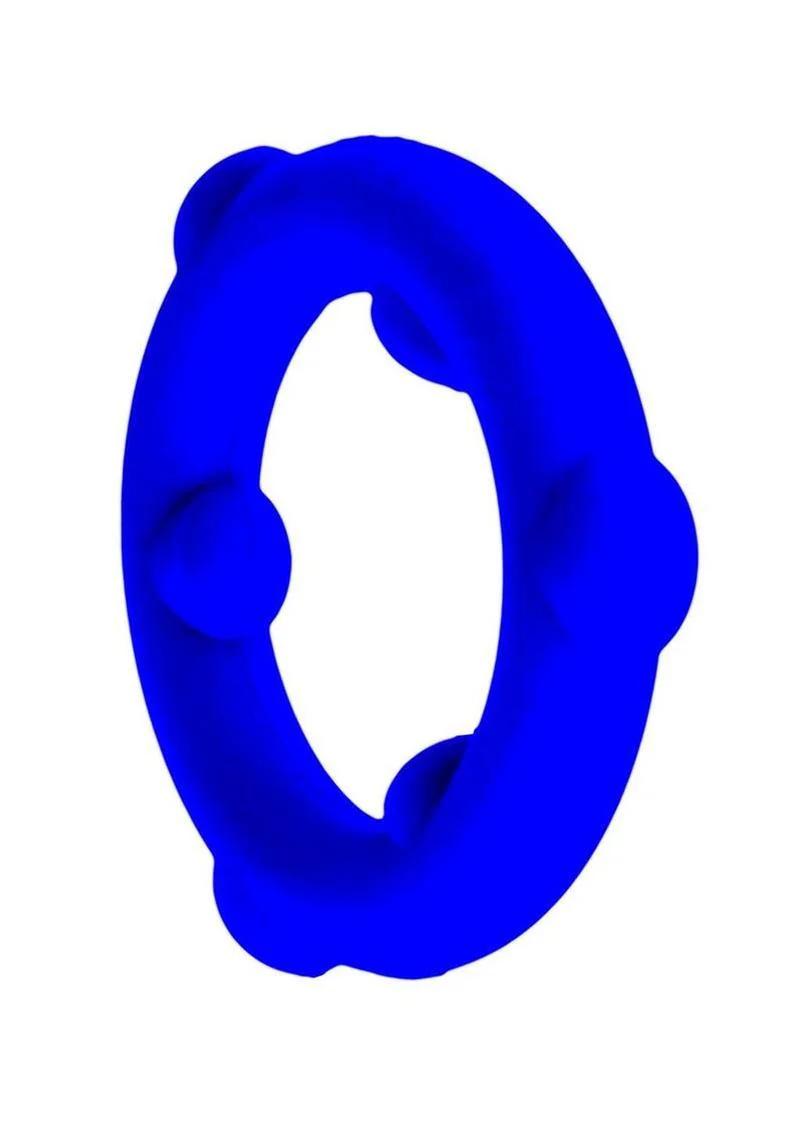 Oxballs Spinner Single Silicone Cock Ring - Glacier - Image 3
