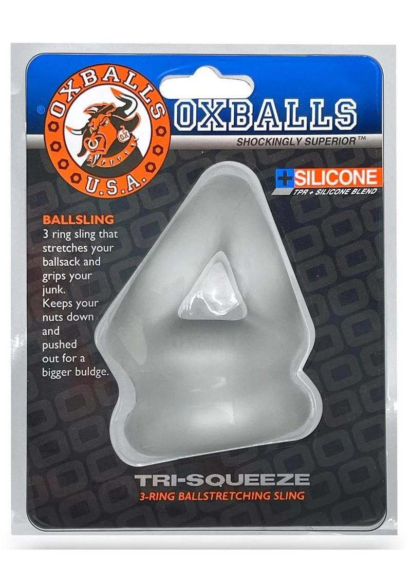 Oxballs Tri-Squeeze Silicone 3-Ring Ball Stretching Sling - Image 11