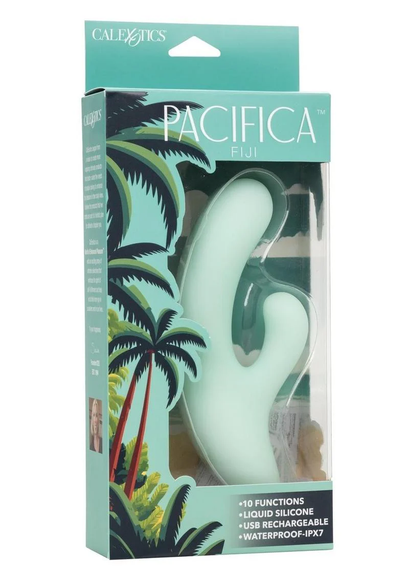 Pacifica Fiji Rechargeable Silicone Dual Vibrator - Image 2