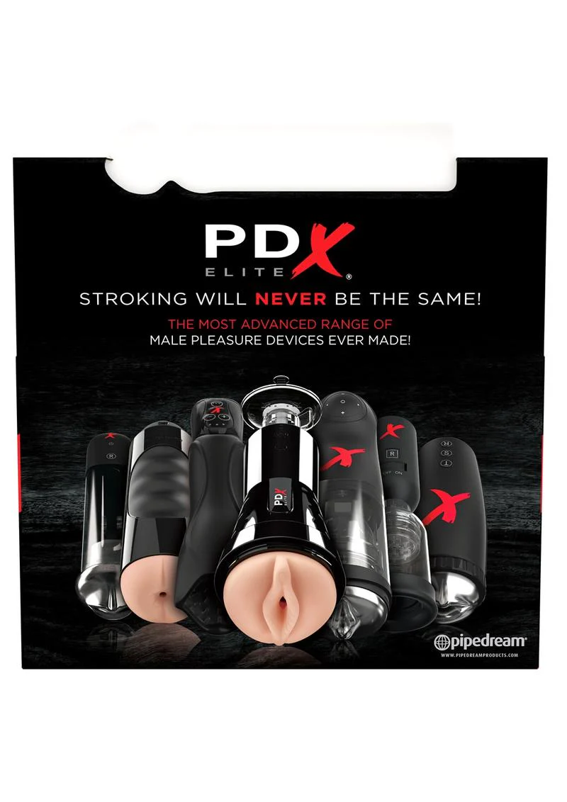 Pdx Elite Fanta Flesh Vibrating Strokers Display 12 Each Per Pop Counter - Image 3