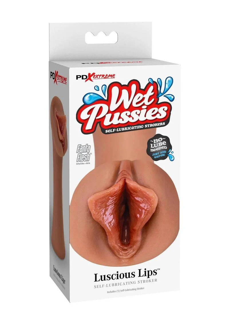 Pdx Extreme Wet Pussies Luscious Lips Self Lubricating Stroker - Image 11