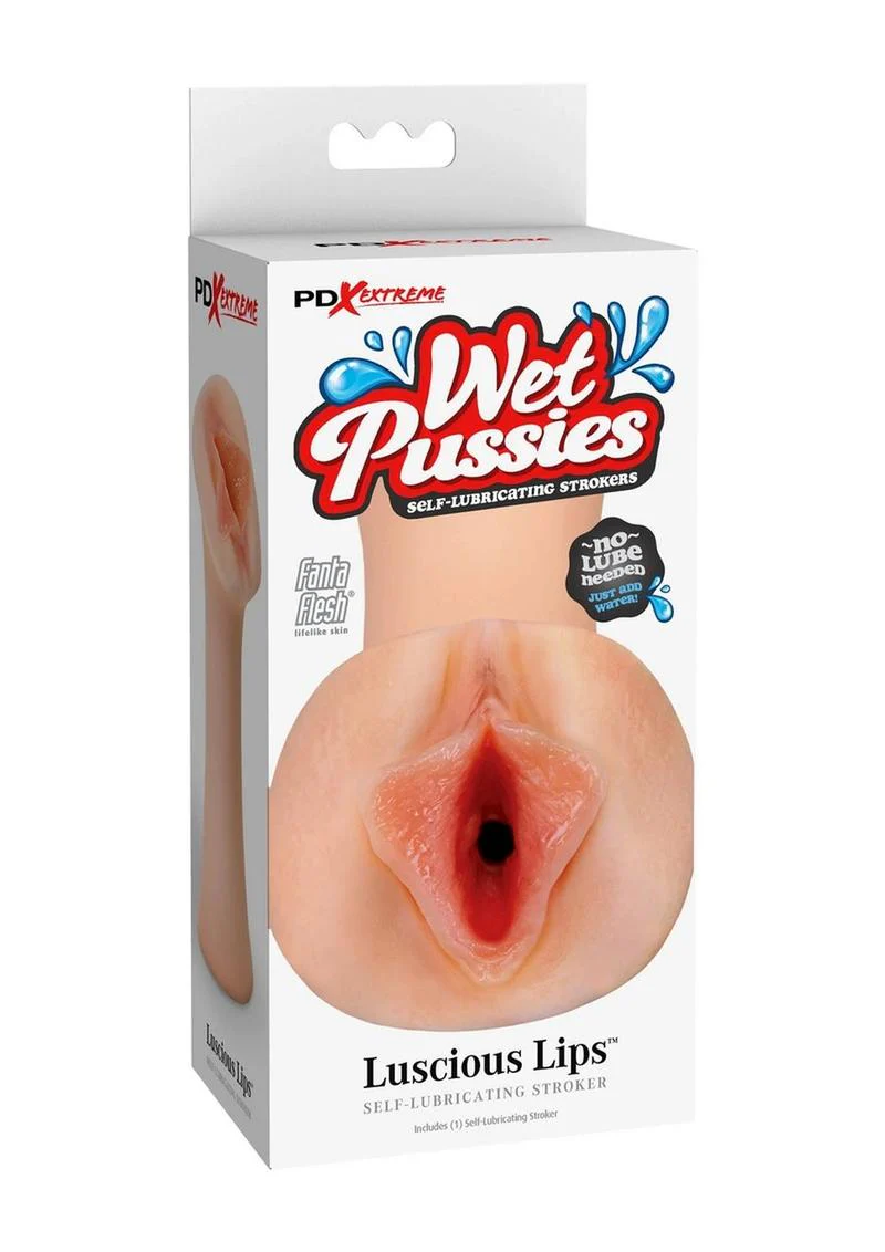 Pdx Extreme Wet Pussies Luscious Lips Self Lubricating Stroker - Image 3