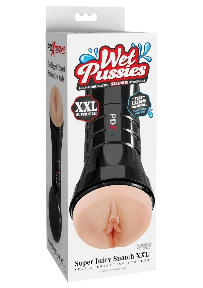 Pdx Extreme Wet Pussies Super Juicy Snatch XXL Self Lubricating Stroker - Image 6
