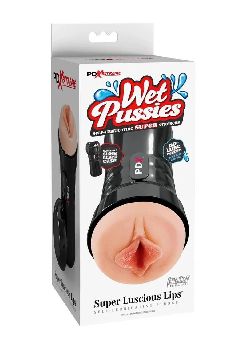 Pdx Extreme Wet Pussies Super Luscious Lips Self Lubricating Stroker - Image 4