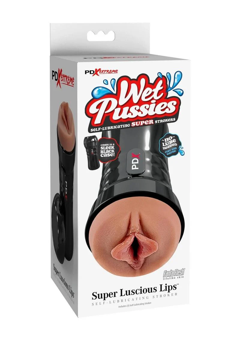 Pdx Extreme Wet Pussies Super Luscious Lips Self Lubricating Stroker - Image 6