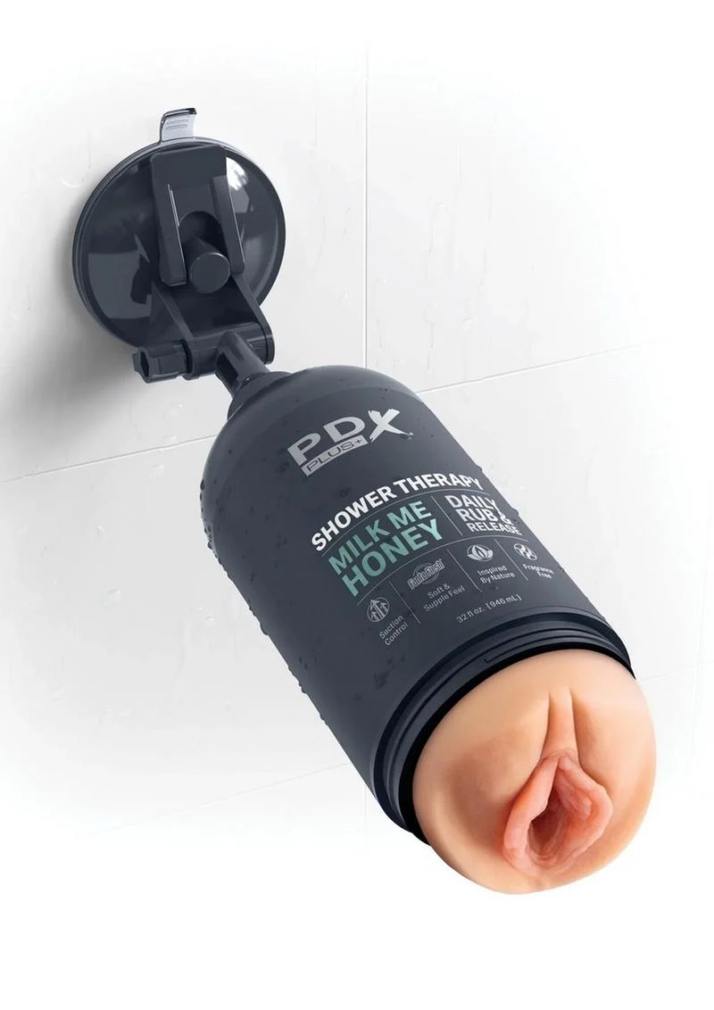 Pdx Plus Shower Therapy Milk Me Honey Discreet Stroker - Image 4