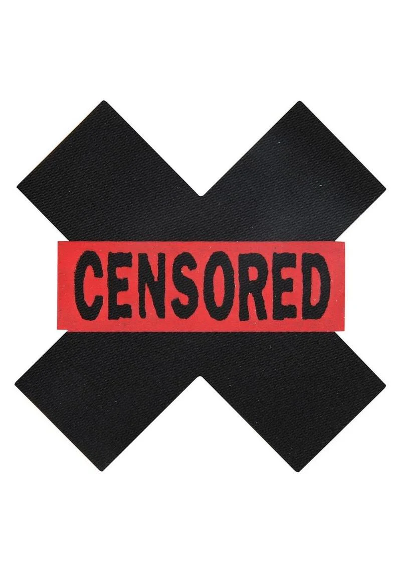 Peekaboo Censored Hearts and X Pasties - Image 2