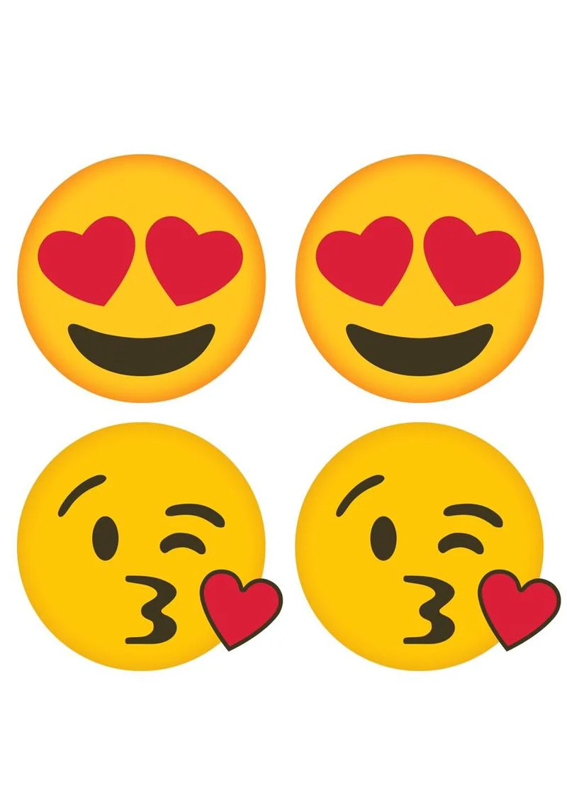Peekaboos Emoji Hearts Pasties - Image 2