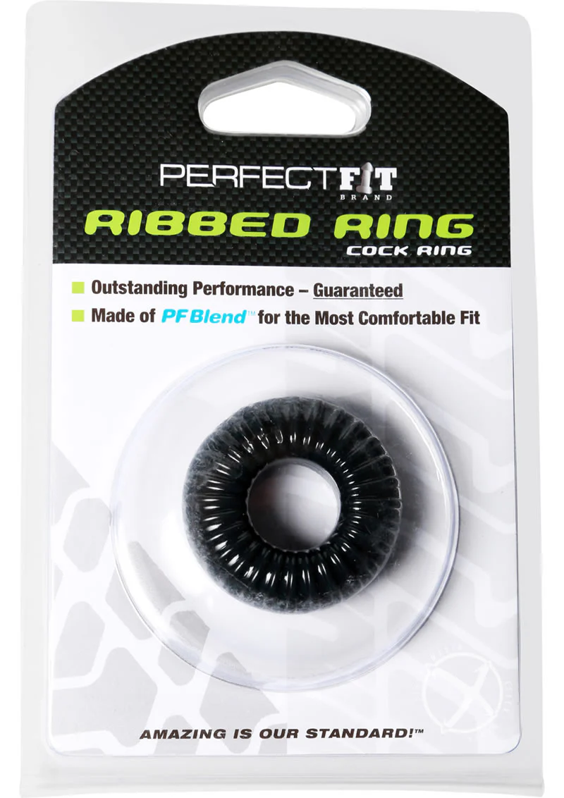 Perfect Fit Ribbed Ring Cock Ring