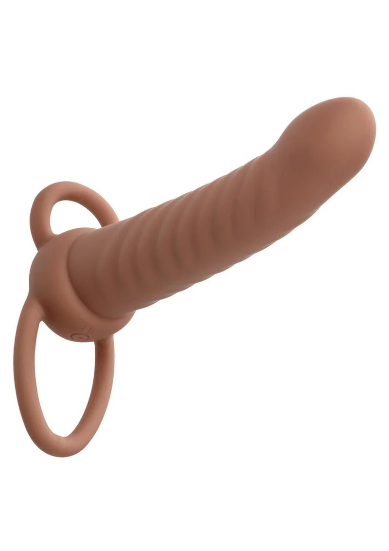 Performance Maxx Rechargeable Silicone Ribbed Dual Penetrator Extender - Image 8