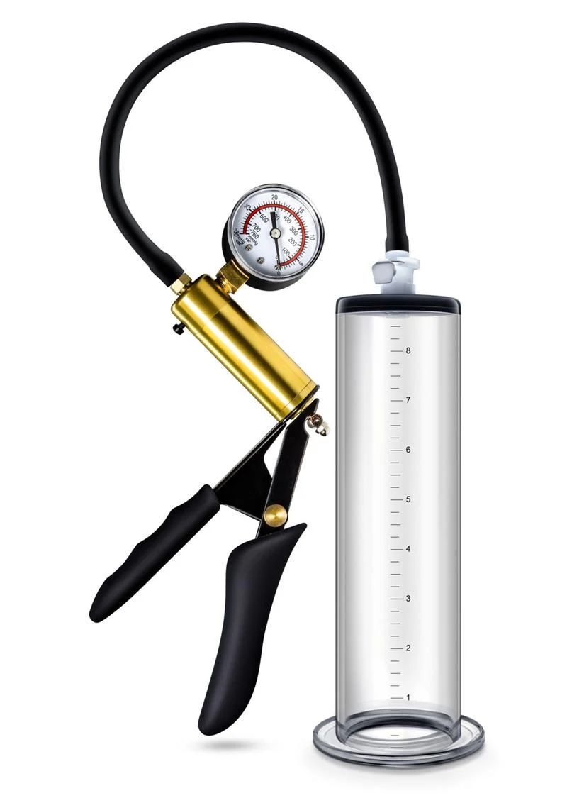 Performance Vx6 Vacuum Penis Pump with Brass Pistol and Pressure Gauge - Image 2