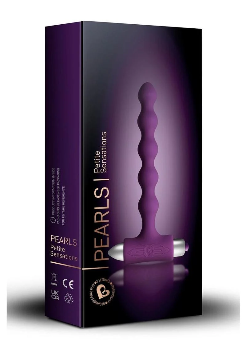 Petite Sensations Pearls Silicone Vibrating Anal Beads - Image 4