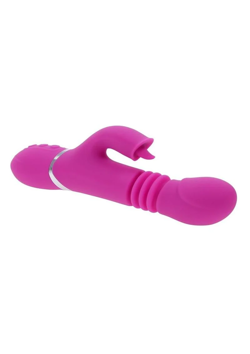Pink Dragon Rechargeable Silicone Multi Vibrator - Image 4