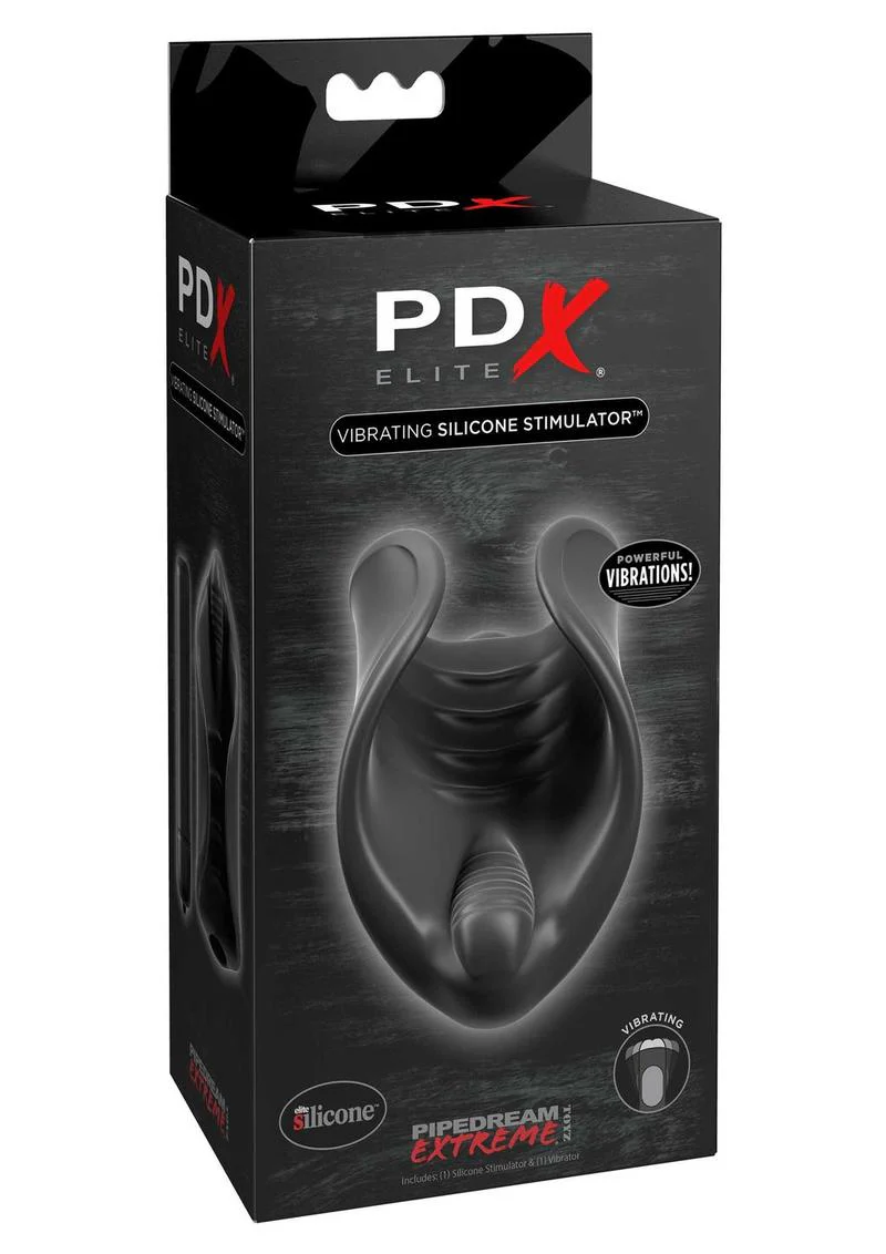 Pipedream Extreme Elite Vibrating Silicone Stimulator Masturbator with Bullet - Image 2