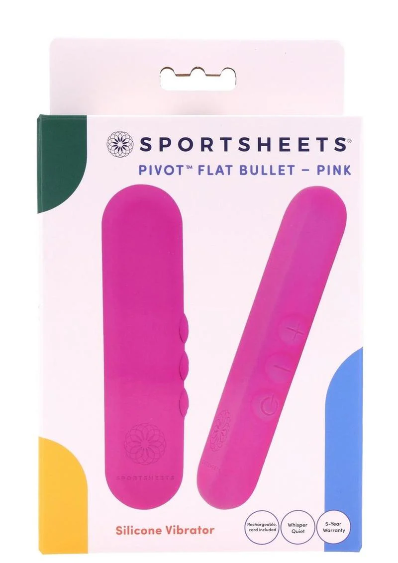 Pivot Flat Bullet Rechargeable Silicone Mini Vibe - Image 2