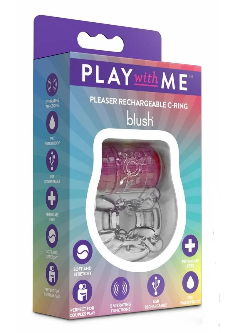 Play with Me Pleaser Rechargeable Cock Ring - Image 6