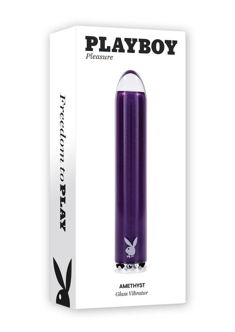 Playboy Amethyst Rechargeable Silicone Vibrator - Image 3