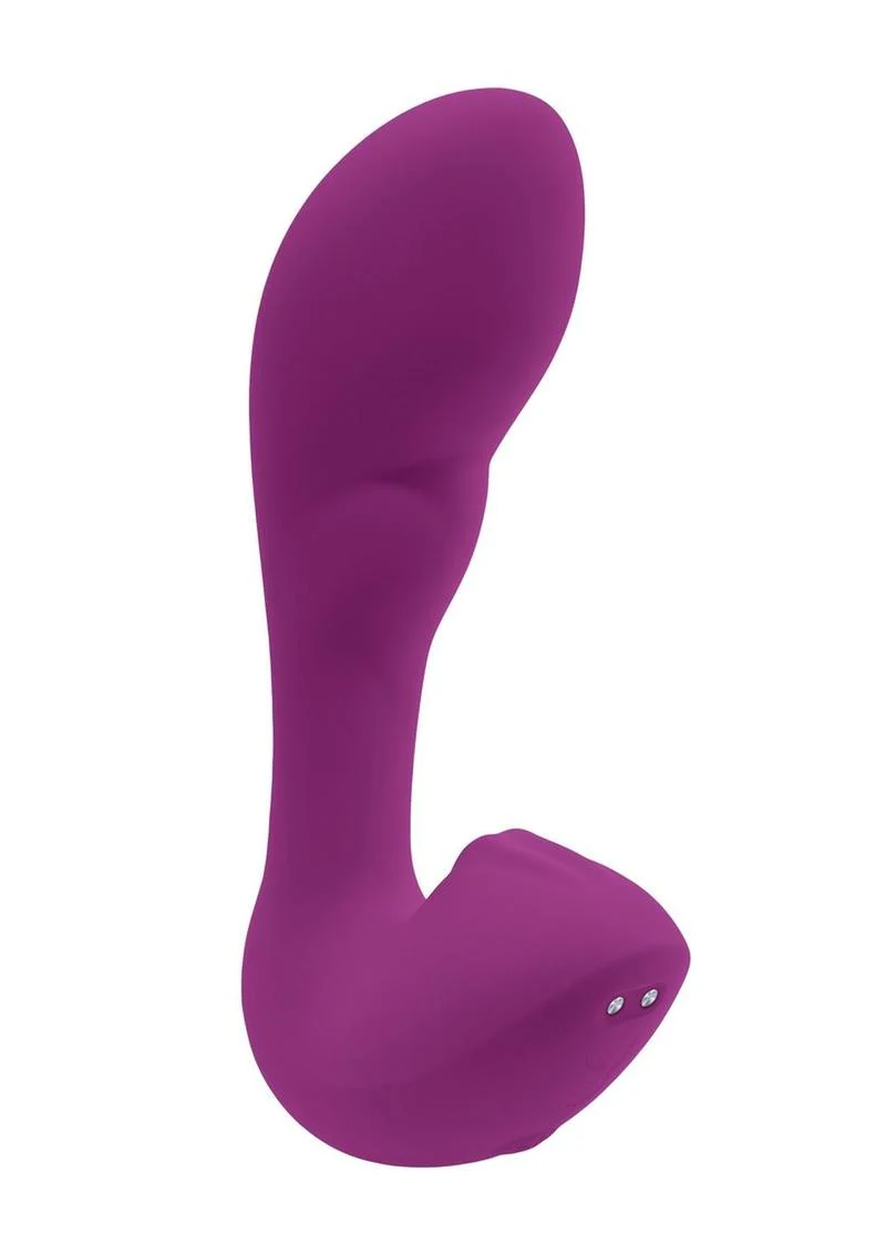 Playboy Arch Rechargeable Silicone Vibrator with Clitoral Stimulator - Image 3