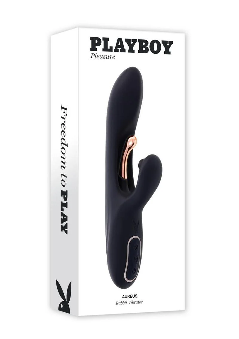 Playboy Aureus Rechargeable Silicone Triple Motor Vibrator with Remote Control - Image 2