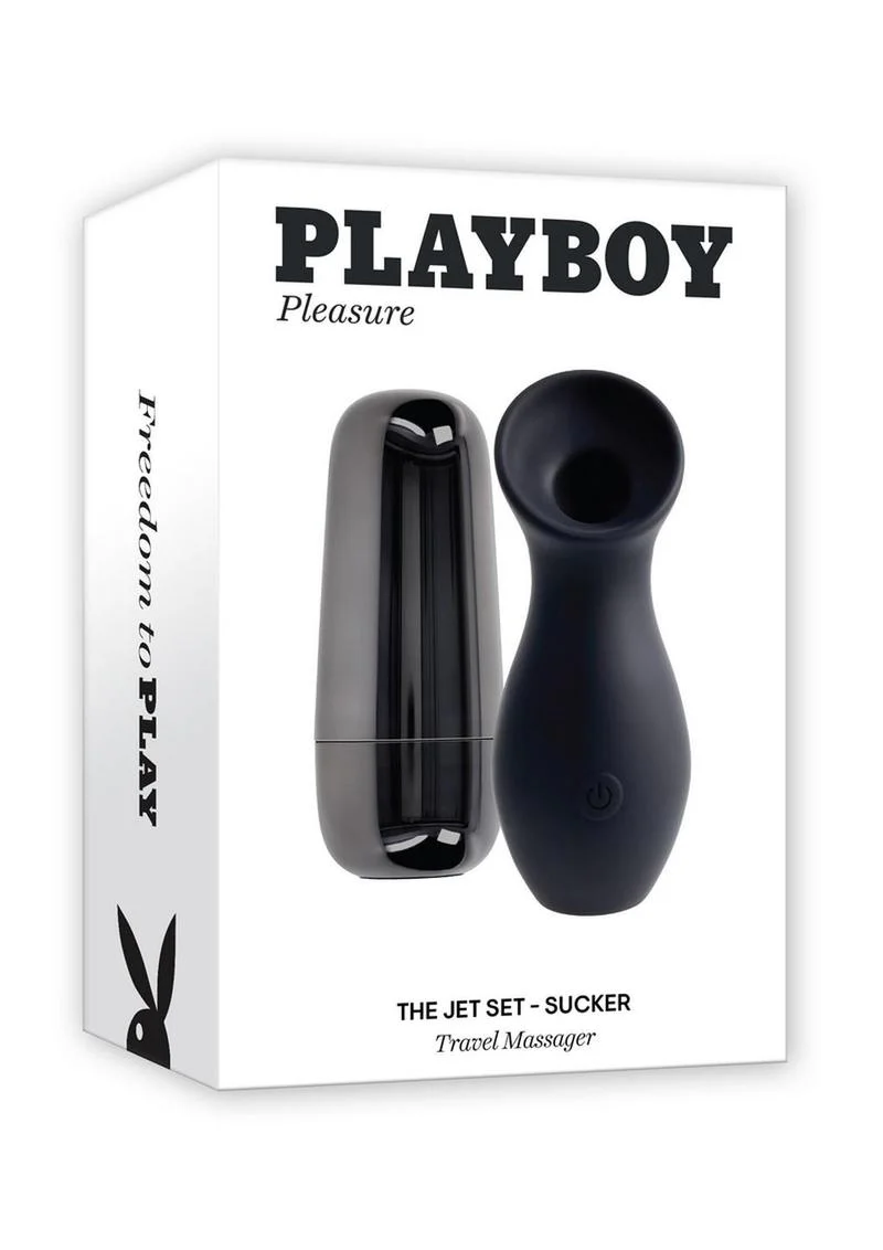 Playboy The Jet Set Sucking Rechargeable Silicone Clitoral Stimulator - Image 3