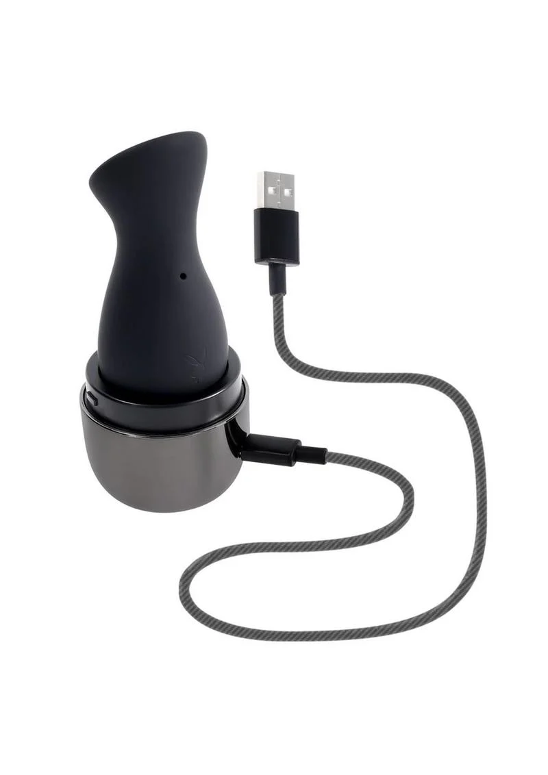 Playboy The Jet Set Sucking Rechargeable Silicone Clitoral Stimulator - Image 4